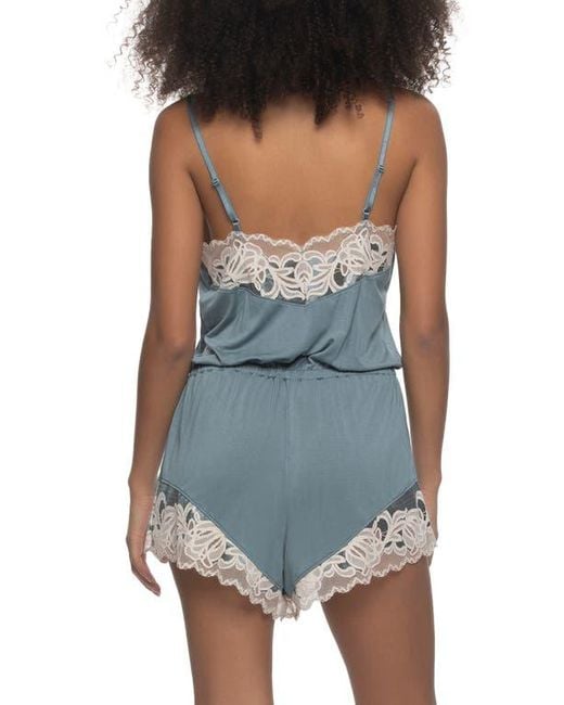 Felina Blue Amelie Pajama Romper