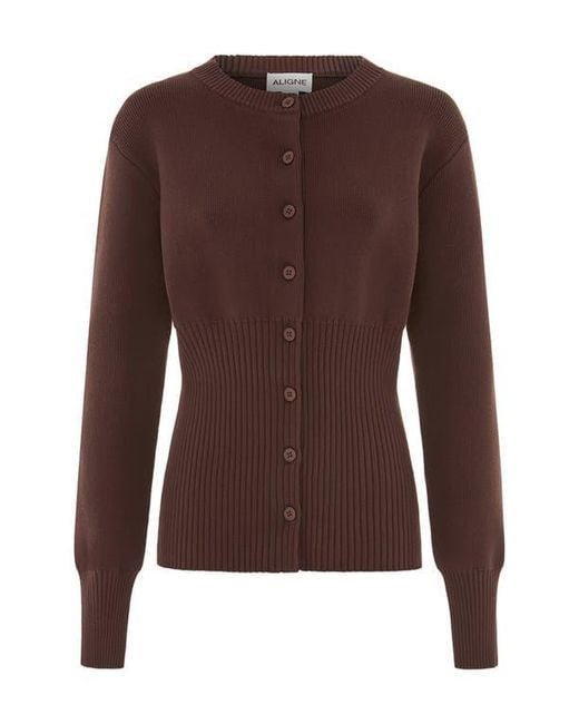 ALIGNE Purple Ruby Cardigan
