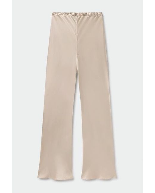SILK LAUNDRY Natural Bias Cut Pants