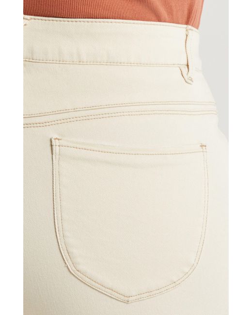 Wit & Wisdom White 'ab'solution Seamed High Waist Crop Flare Jeans