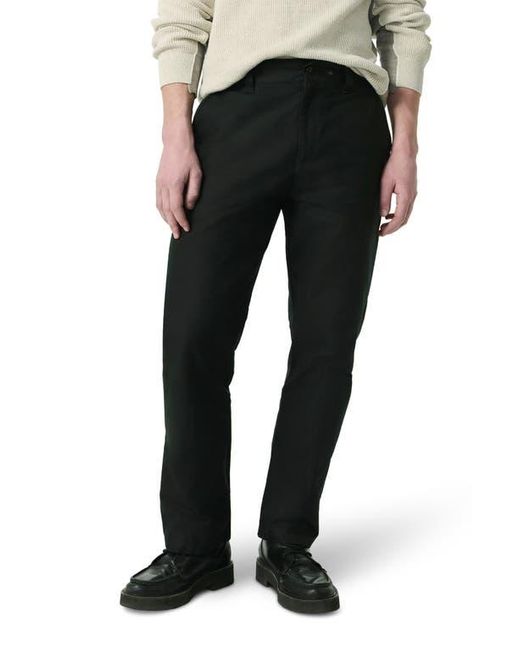 Rag & Bone Black Haydon Relaxed Straight Leg Twill Chinos for men