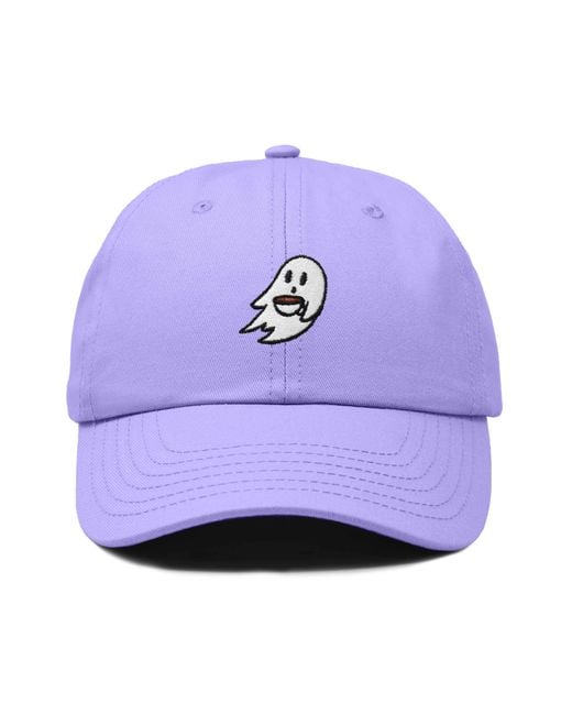 Alix Blue Coffee Ghost Embroidered Hat