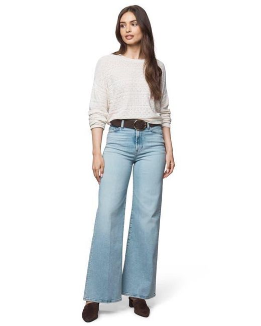 Splendid White Georgie Oversize Pointelle Sweater