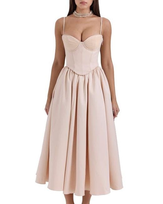 House Of Cb Perfect Midi Dress in Pink | Lyst House Of Cb Perfect Midi Dress in Pink | Lyst