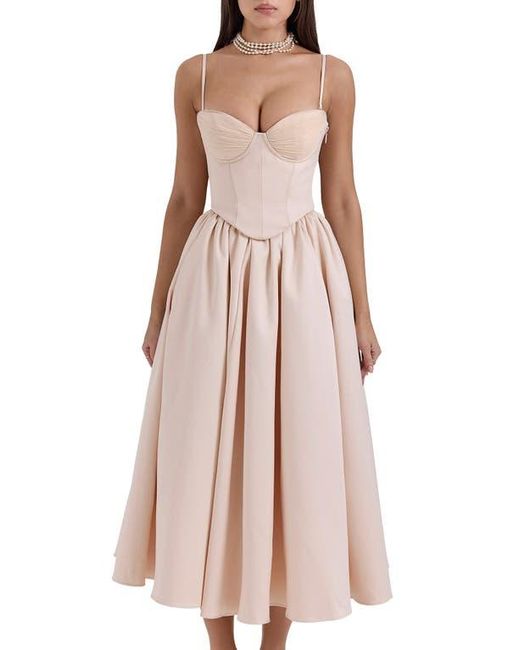 green emerald velvet dress Rent HOUSE OF CB Sabine Strapless Corset Dress (Black)