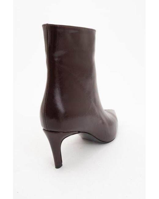 Prologue Shoes Brown Noya Stiletto Boot