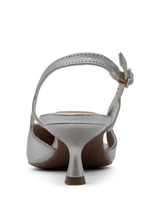 BOTTER Metallic Botolivia Legacy Pointed Toe Slingback Pump