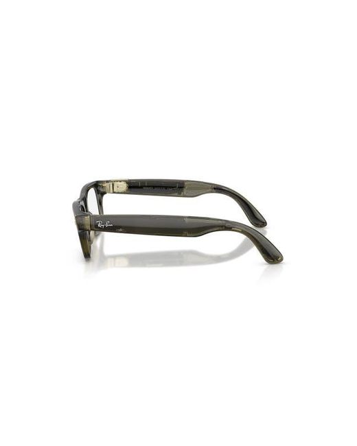 Ray-Ban Green 50Mm Rectangle Optical Glasses
