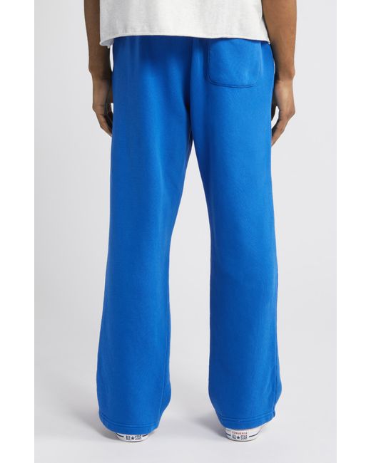 Elwood Blue Core Cotton Straight Leg Sweatpants for men