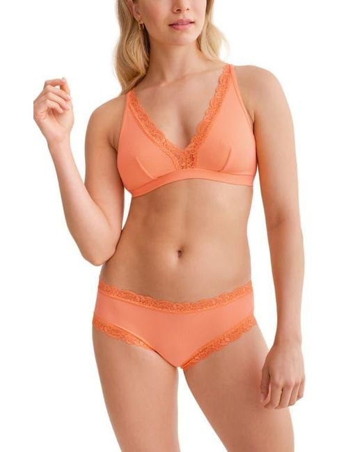 Fleur't Orange Iconic Boyshorts