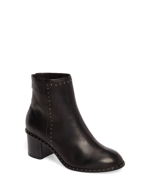 Rag & Bone Willow Studded Leather Ankle Boots in Black/ Black Leather (Black) - Save 74% - Lyst