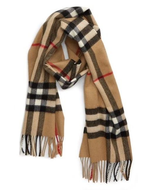 cashmere scarf check