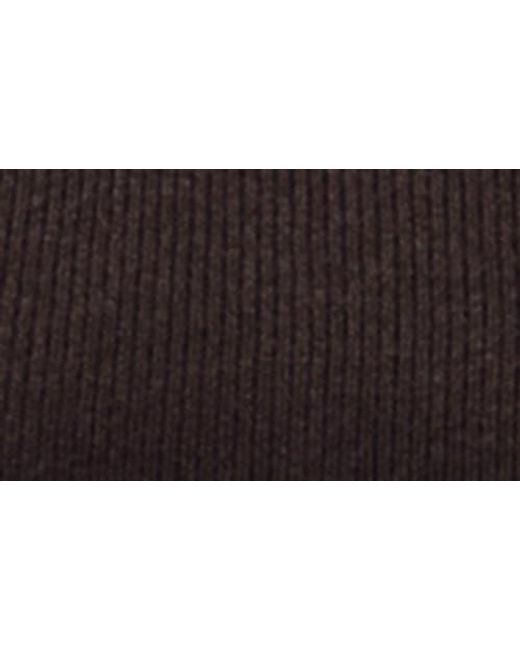 Mango Black V-Neck Rib Tank