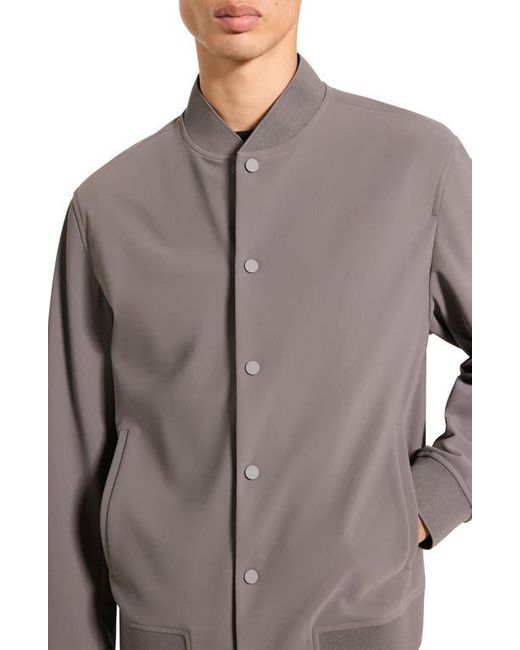 Theory Gray Murphy Precision Bomber Jacket for men