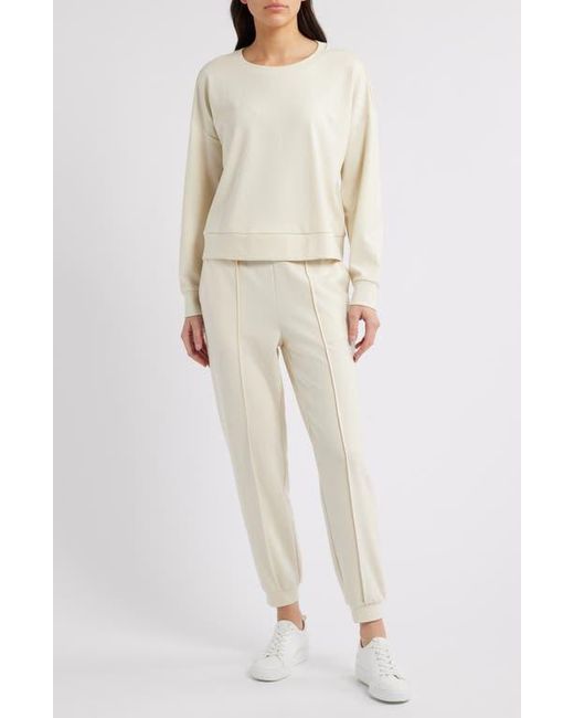 Eileen Fisher Natural Boxy Knit Top