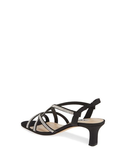 nina black sandals