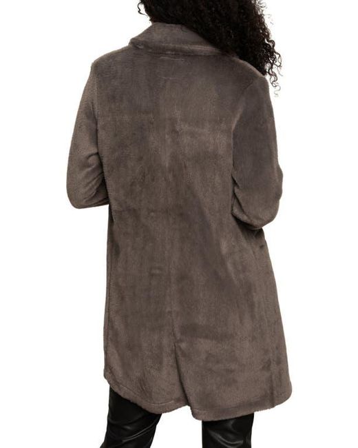 Sanctuary Black Hometown Faux Fur Jacket