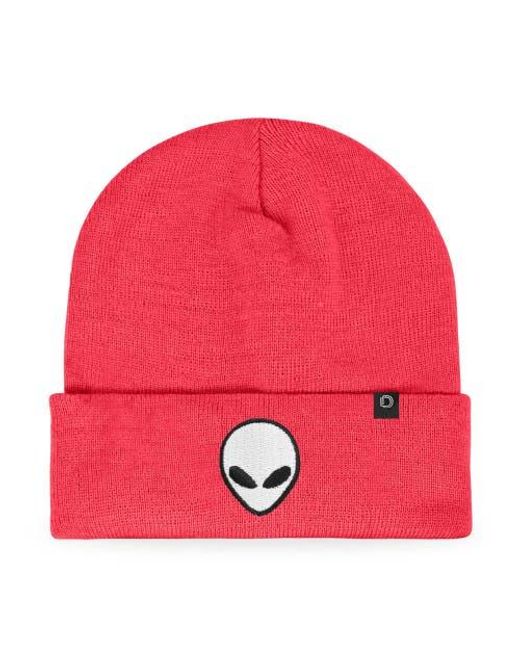 Alix Red Alien Beanie for men