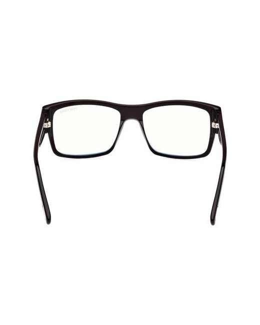 Tom Ford Brown 55Mm Square Light Blocking Glasses