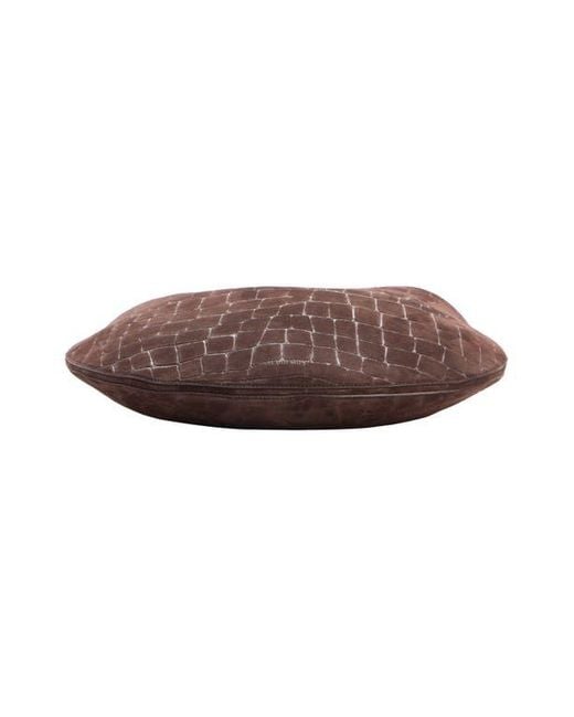 Jacquemus Brown Le Sac Ovalo Suede Hobo Bag