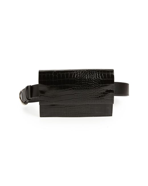 New Women’s Crocodile Mock Croc Synthetic Leather Hip Bum Bag Fanny Pack