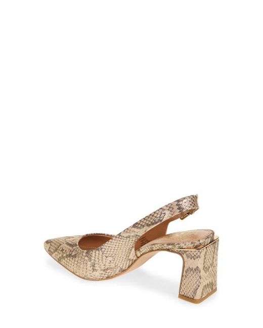Vince Camuto Metallic Hamden Pointed Toe Slingback Pump