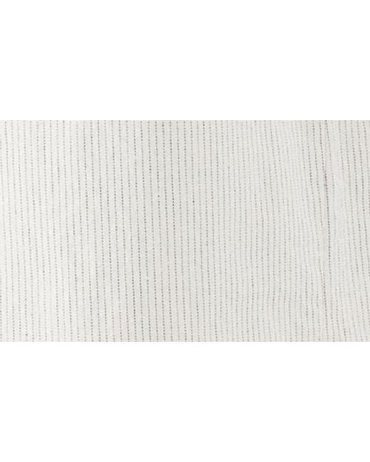 BDG White Carter Pinstripe Pull-On Low Rise Baggy Pants