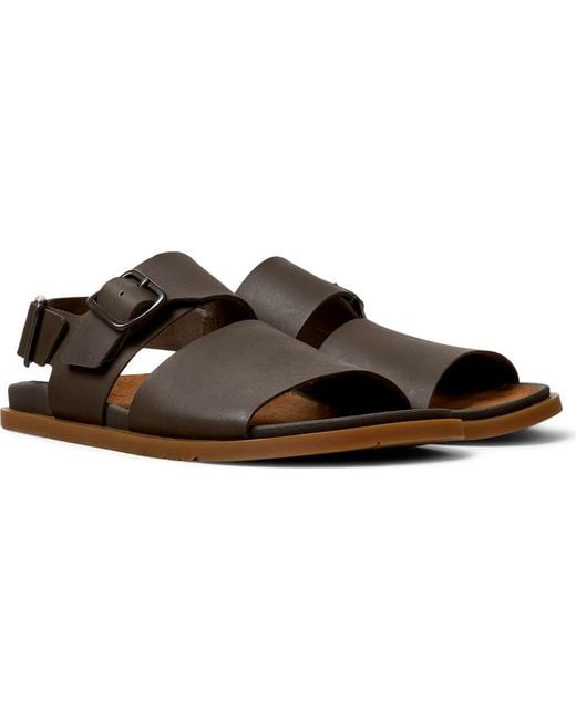 Camper Brown Lluc Two Strap Sandal for men