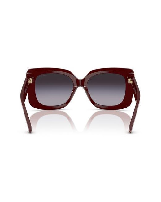 Jimmy Choo Red 54Mm Butterfly Sunglasses for men