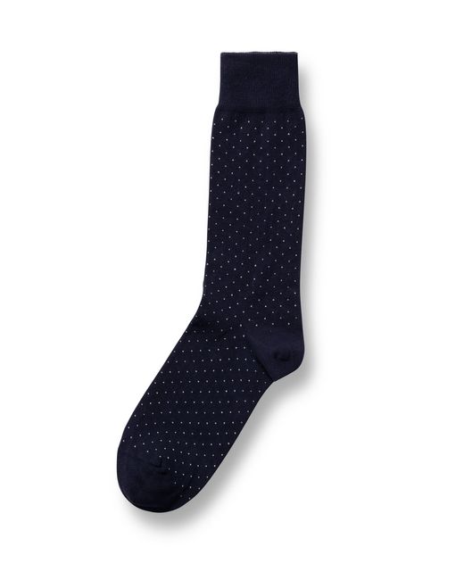 Charles Tyrwhitt Blue Micro Dash Socks for men