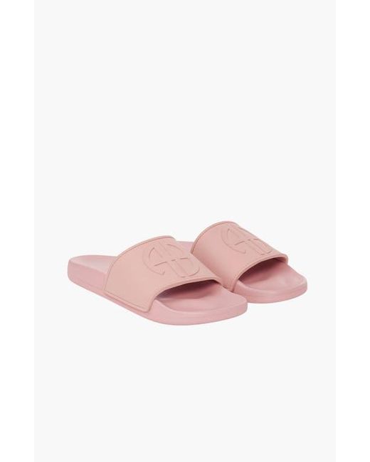 Anine Bing Pink Isla Slides