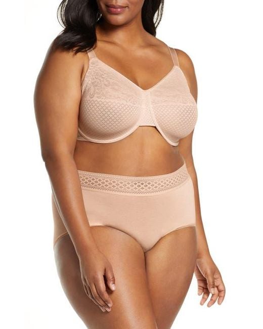 Wacoal Natural Visual Effects Underwire Minimizer Bra