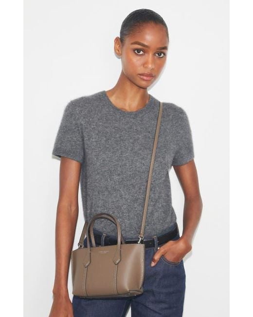 Tory Burch Brown Mini Perry Tote