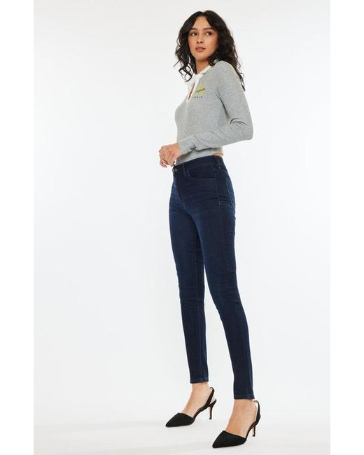 Kancan Blue Addison Essentials High Rise Super Skinny Jeans