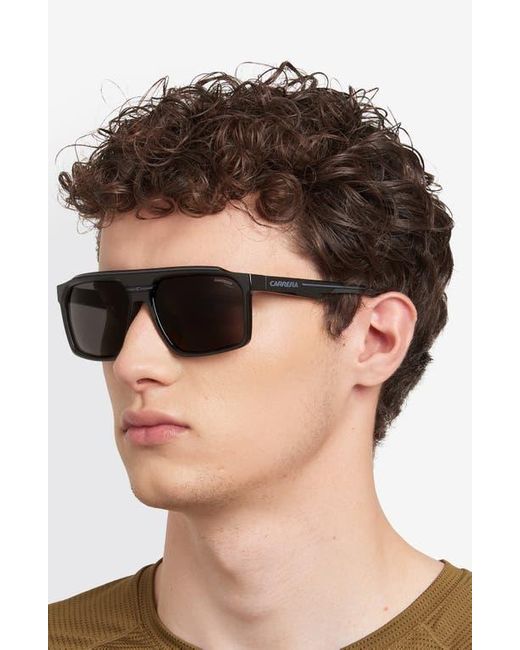 Carrera Gray C Sport 59Mm Rectangular Sunglasses for men
