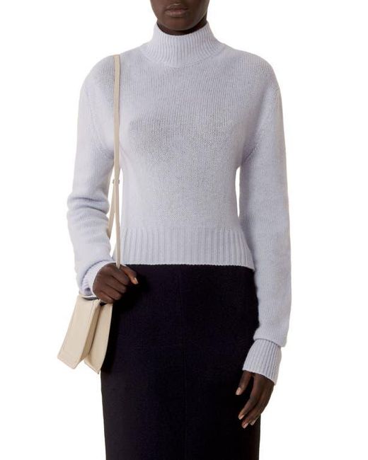 Lanvin Blue Open-Back Sweater