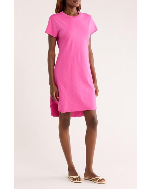 Frank & Eileen Pink Harper Perfect T-Shirt Dress