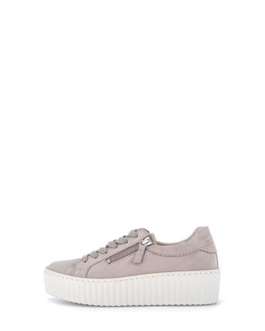 Gabor Gray 43.200 Platform Sneaker