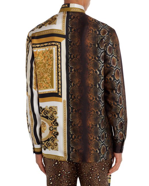 versace shirt button up