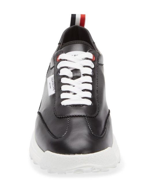 Thom Browne White Soft Tech Running Shoe for men