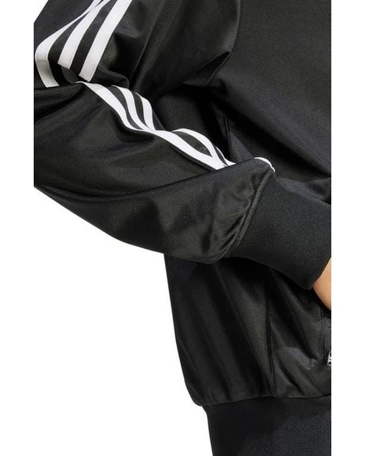 Adidas Black Firebird Recycled Polyester Track Jacket
