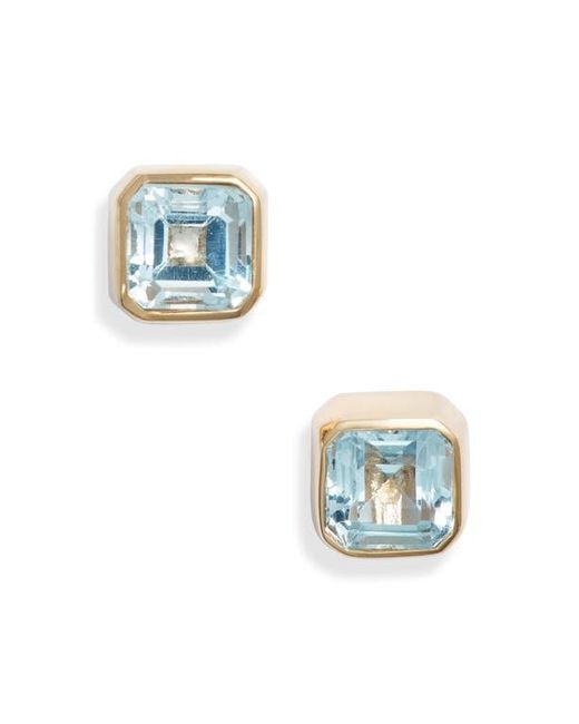 Anzie Blue Cleo Jaeda Square Stud Earrings