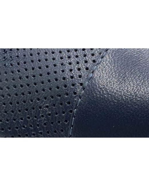 David Tate Blue Newton Cap Toe Flat