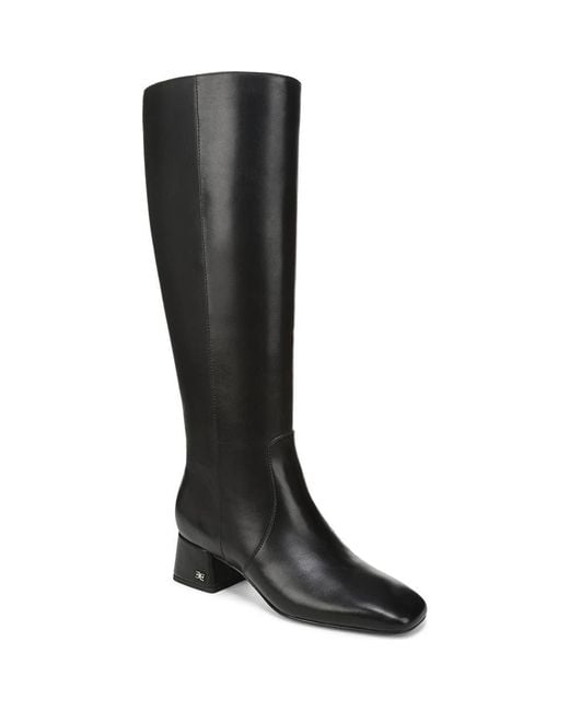 Sam Edelman Black Porter Knee High Boot