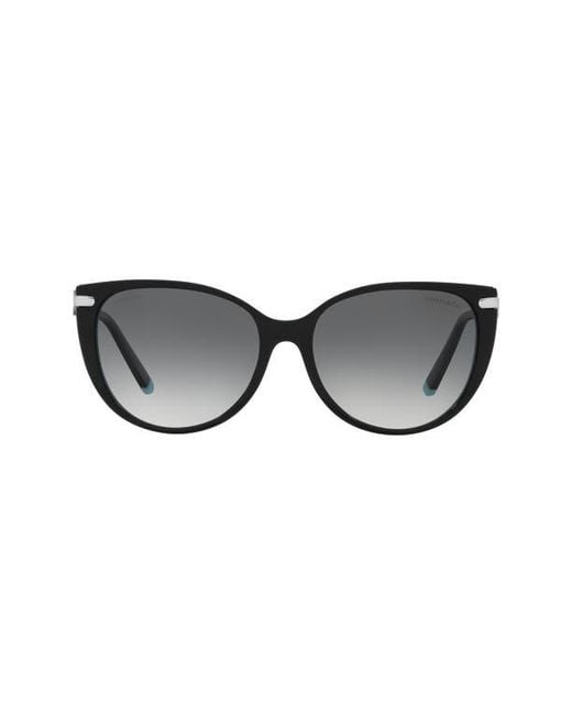 Tiffany & Co. Women's Black 57Mm Round Sunglasses