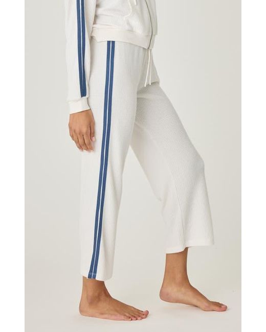 Pj Salvage White Waffle Knit Lounge Set