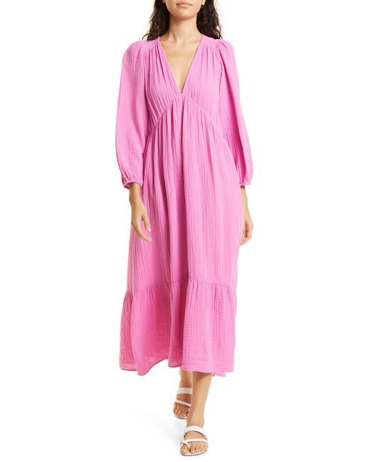 Xirena Xírena Ella Cotton Gauze Dress in Pink Lyst
