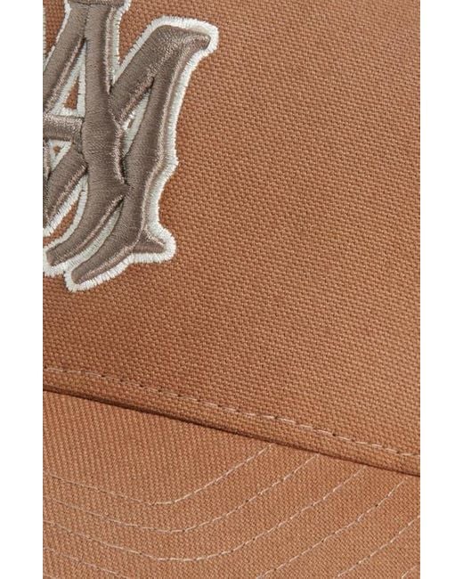 Amiri Brown Ma Logo Trucker Hat for men