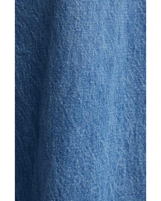 Alexander Wang Blue Pre-Style Brief Waistband Denim Balloon Leg Jeans