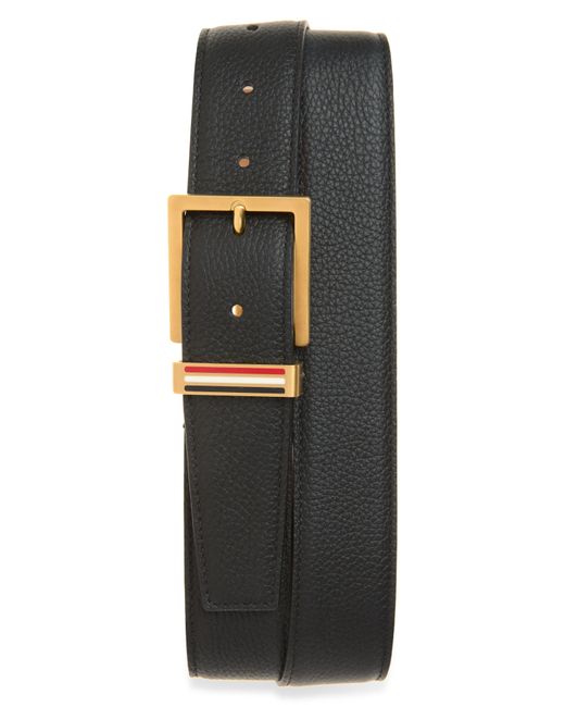 Thom Browne Gray Metal Loop Belt for men